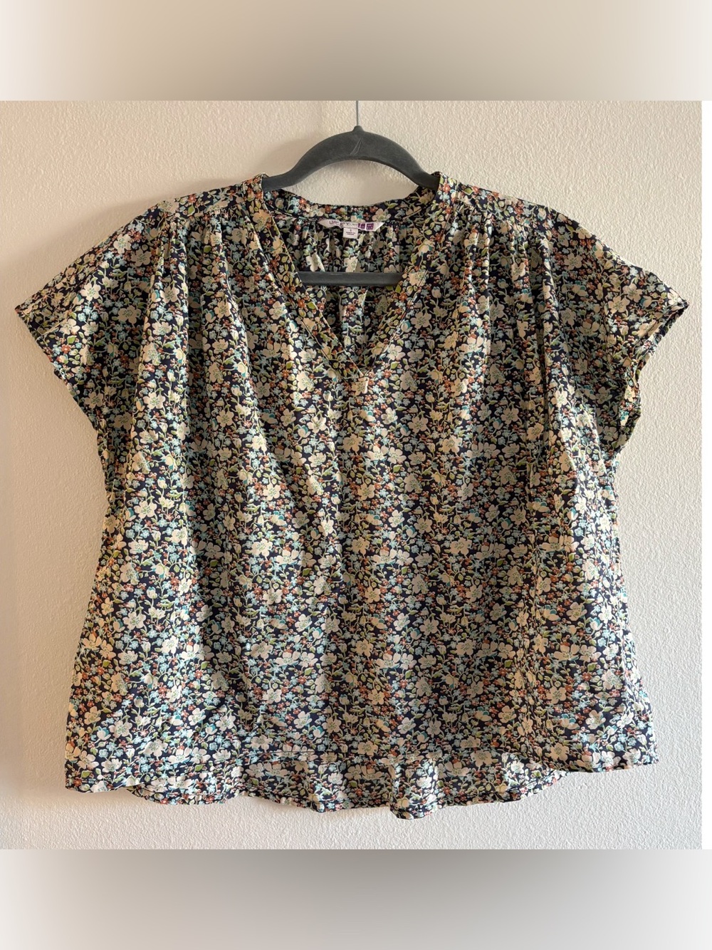 Liberty London for Uniqlo Cotton Floral Blouse Small
